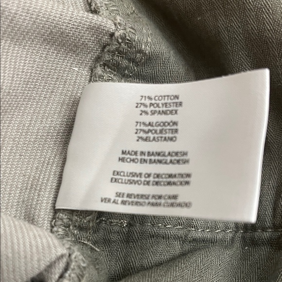 GAP Women's Light Green Jean Shorts Corduroy Women Size 8 - Picture 7 of 8